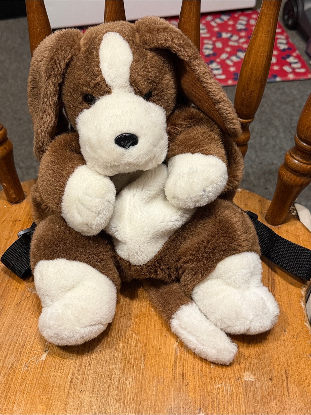 VTG* Mango Plush Puppy Backpack
